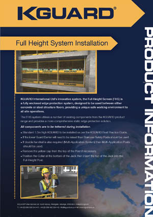 Full Height System Installation With Link Bars